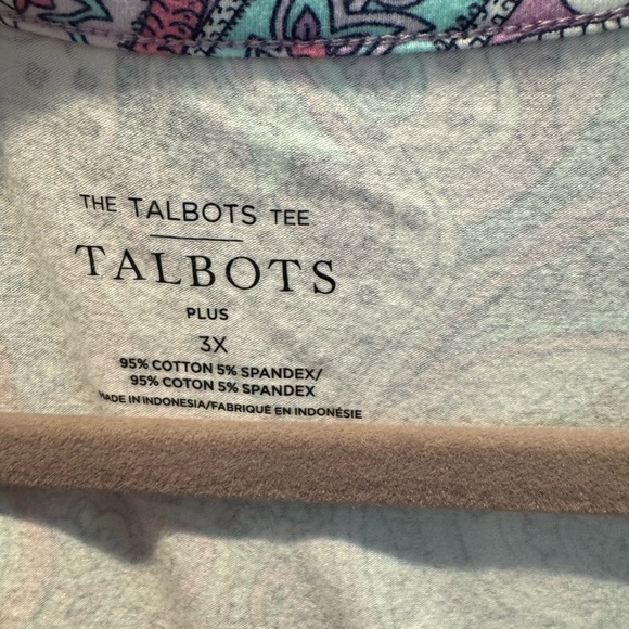 Talbots 3x tshirt - Picture 2 of 2